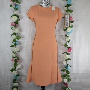 ELISE Orange Dress NWT Size Medium